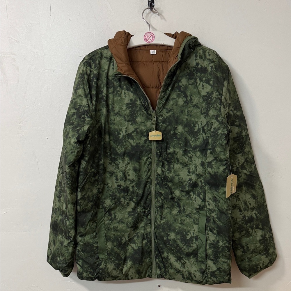 Kids Camouflage Puffer Jacket